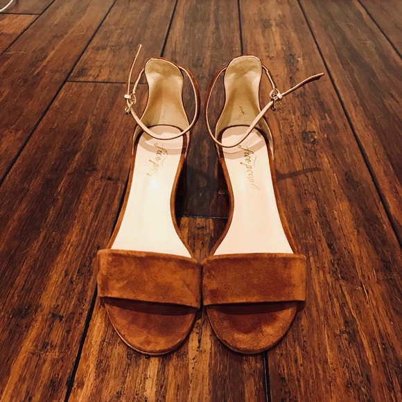 Suede Free People sandals - Picture 1 of 3